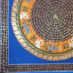 Stock Clearance – Hand-Painted Mantra Mandala (Square Mandala) - Image 4