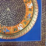 Stock Clearance – Hand-Painted Mantra Mandala (Square Mandala) - Image 5