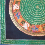 Stock Clearance – Hand-Painted Mantra Mandala (Square Mandala) - Image 4