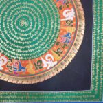 Stock Clearance – Hand-Painted Mantra Mandala (Square Mandala) - Image 5