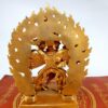 Buddhist Statue of Vajrakilaya - Dorje Phurba, Full Gold Plated - Image 5