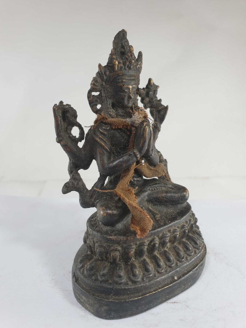 Statue of Chenrezig – Antique Patina Finish - Image 2