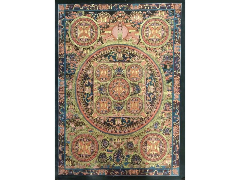 Buddhist Handmade Thangka – Buddha Mandala Thangka