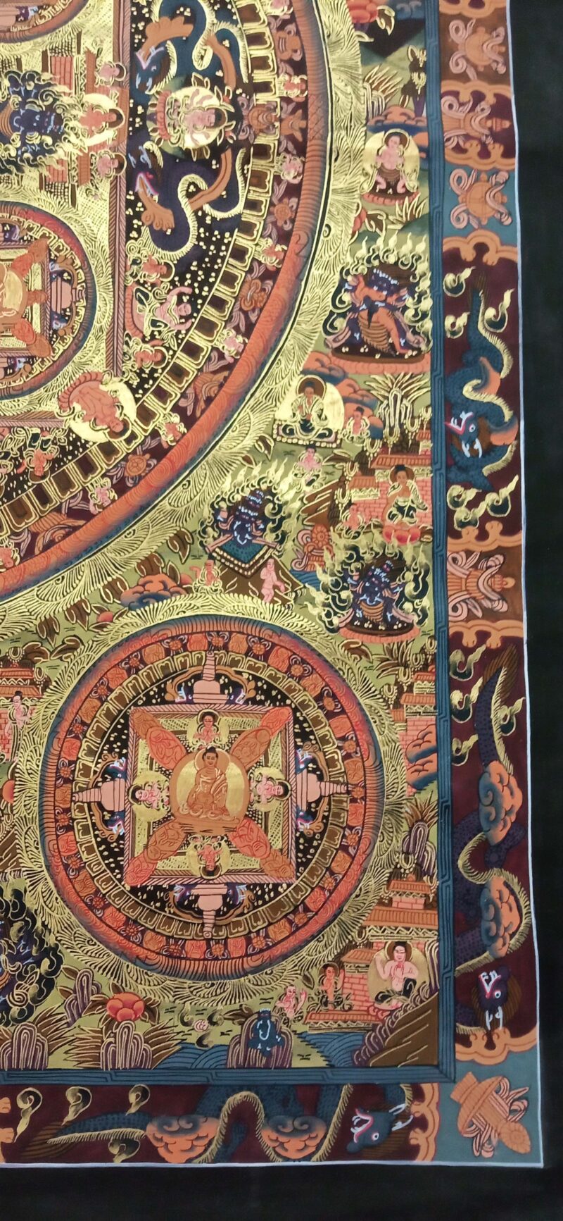 Buddhist Handmade Thangka – Buddha Mandala Thangka - Image 3