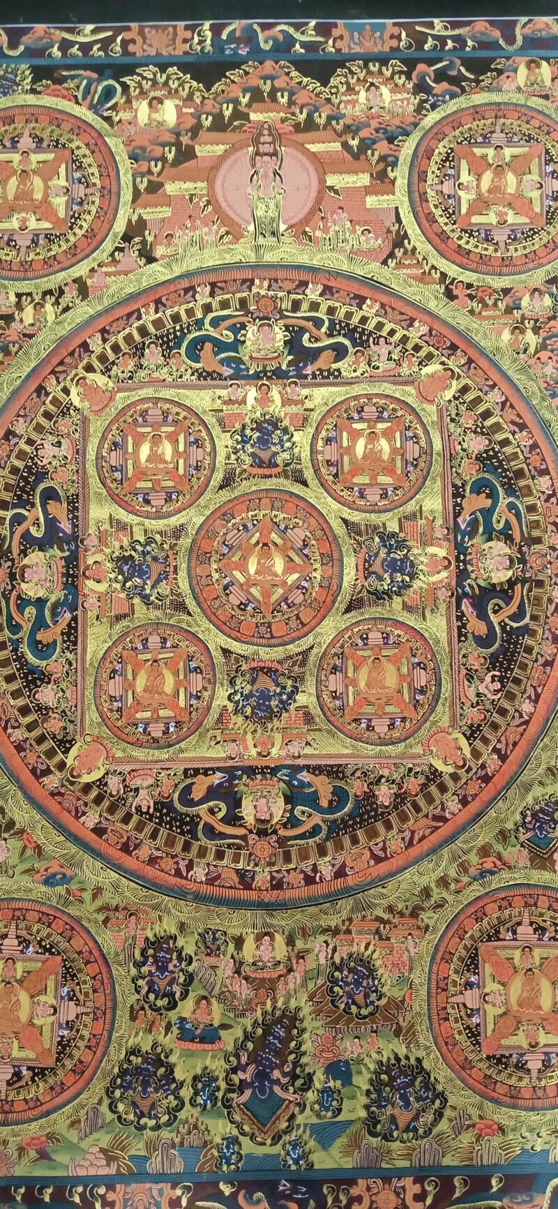 Buddhist Handmade Thangka – Buddha Mandala Thangka - Image 2