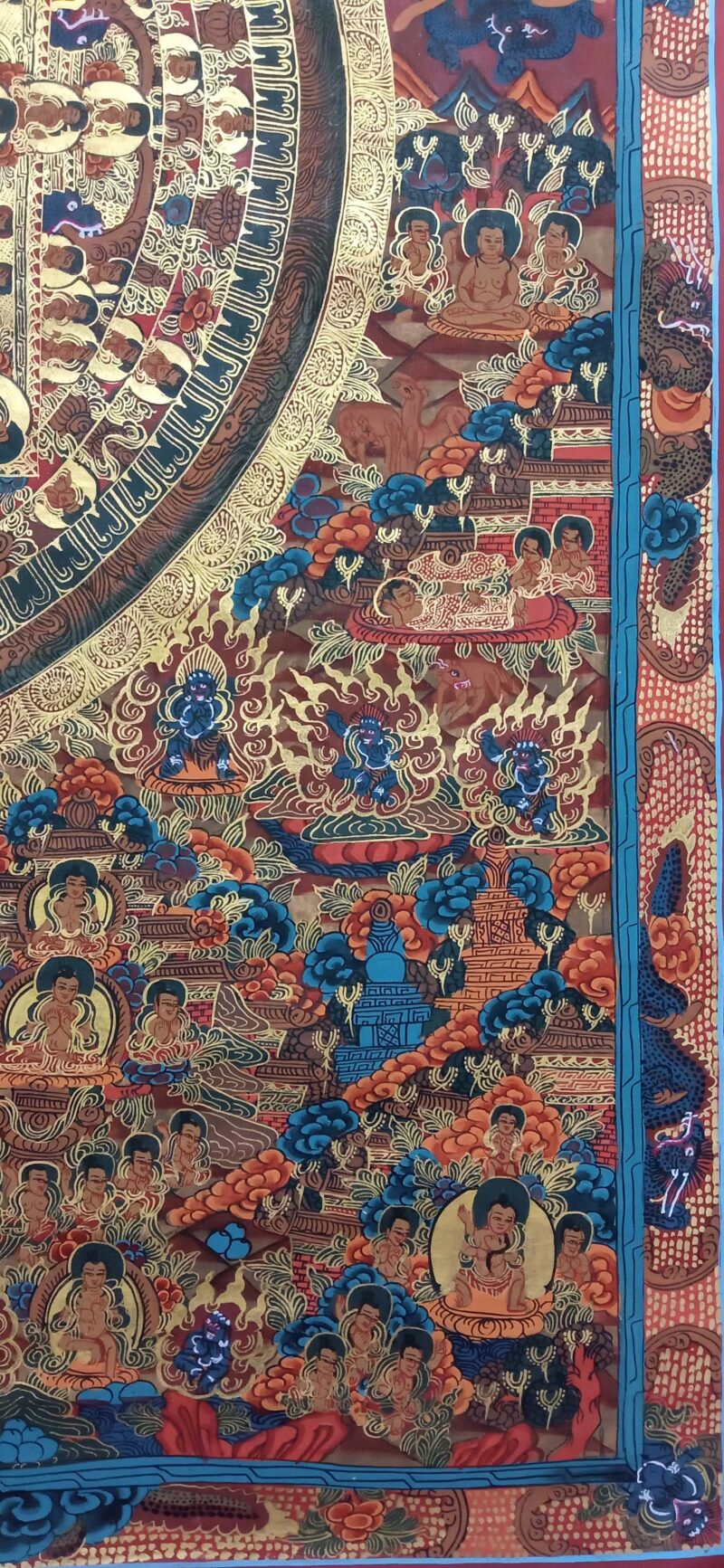Buddhist Handmade Thangka – Mandala Thangka - Image 5
