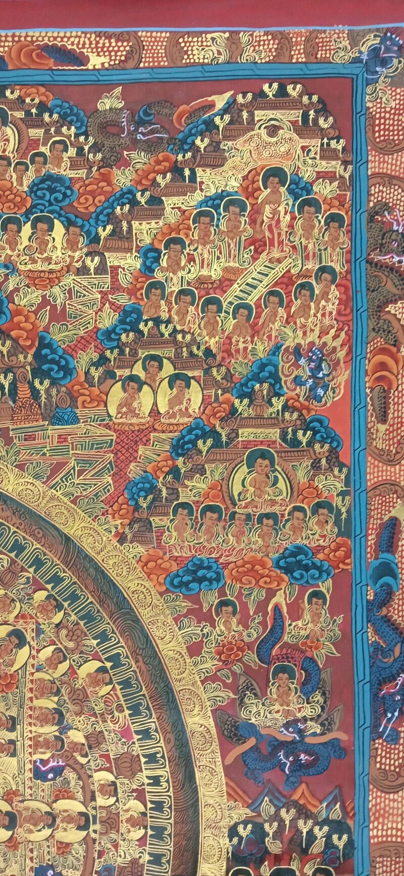 Buddhist Handmade Thangka – Mandala Thangka - Image 3