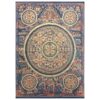 Buddhist Handmade Pancha Buddha Mandala Thangka