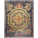 Buddhist Handmade Buddha Mandala Thangka