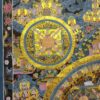 Pancha Buddha Mandala Thangka – Buddhist Handmade Thangka - Image 2