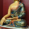 Buddhist Statue of Shakyamuni Buddha – Traditional Color, Gold-Painted Face - Image 4