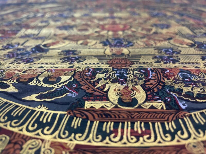 Tibetan Buddhist Thangka Painting – Buddha Mandala, Hand-Painted - Image 7