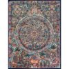 Tibetan Buddhist Thangka Painting – Buddha Mandala, Hand-Painted