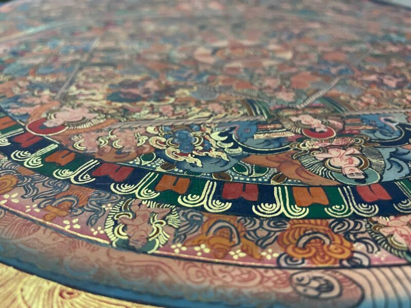 Tibetan Buddhist Thangka Painting – Buddha Mandala, Hand-Painted - Image 7