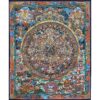 Tibetan Buddhist Thangka Painting – Hand-Painted Buddha Mandala