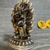 Buddhist Miniature Statue – Black Jambhala with Consort (Yab-Yum) - Image 4