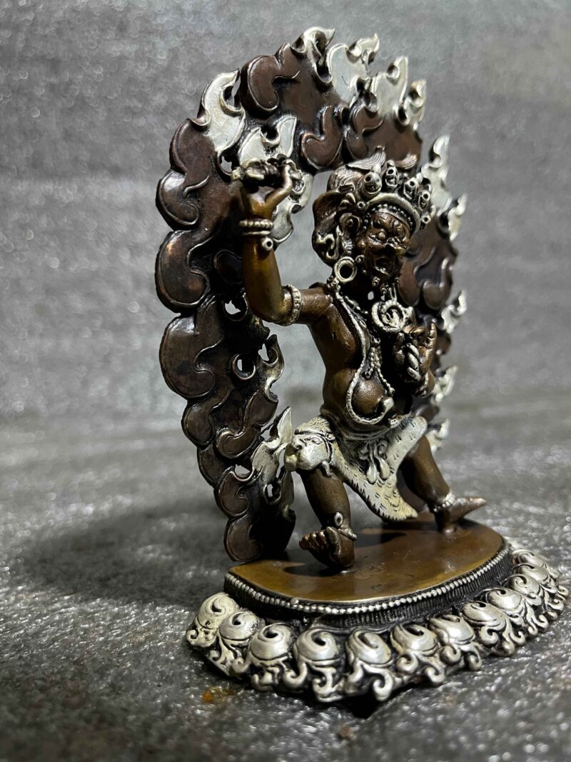 Buddhist Miniature Statue – Vajrapani (Chana Dorje) - Image 2