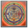 Buddhist Handmade Thangka – Kalachakra Mandala