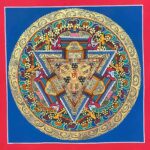 Buddhist Handmade Thangka – 3 Dorje Mandala (Student Mandala) - Image 2