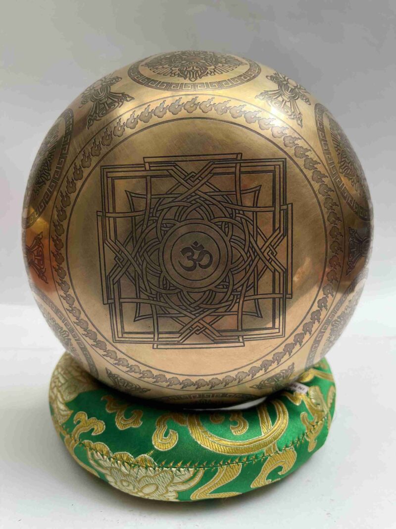 Buddhist Handmade Jambati Singing Bowl - Image 3
