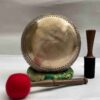 Buddhist Hand-Beaten Singing Bowl – Elephant Design with Etching Carving - Image 3