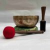 Buddhist Hand-Beaten Jambati Singing Bowl – Buddha Eye Design, Intricate Carving - Image 2