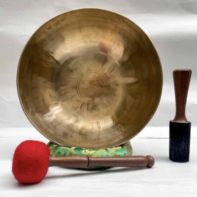 Buddhist Hand-Beaten Jambati Singing Bowl – Plain Design