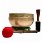 Old, Buddhist Hand-Beaten Jambati Singing Bowl – Plain Design