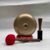 Old, Buddhist Hand-Beaten Lingam Singing Bowl – Plain Design - Image 2