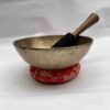 Old, Buddhist Hand-Beaten Manipuri Singing Bowl – Plain Design - Image 3