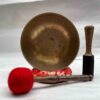 Old, Buddhist Hand-Beaten Manipuri Singing Bowl – Plain Design - Image 2
