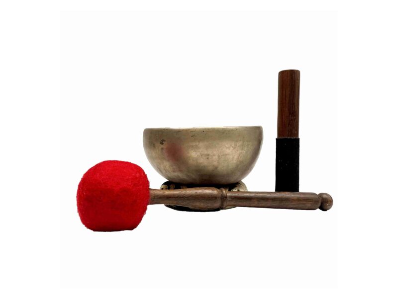 Old, Buddhist Hand-Beaten Kopre Singing Bowl – Plain Design
