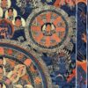 Buddhist Handmade Thangka Painting of Pancha Mandala – Hand-Painted - Image 3
