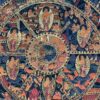 Buddhist Handmade Thangka Painting – The Wheel of Life (Hand-Painted) - Image 5