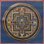 Buddhist Handmade Thangka Painting – Student Mandala (Hand-Painted) - Image 2