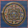 Buddhist Handmade Thangka Painting – Student Mandala (Hand-Painted) - Image 3