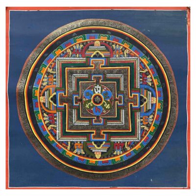 Buddhist Handmade Thangka Painting – Student Mandala (Hand-Painted)