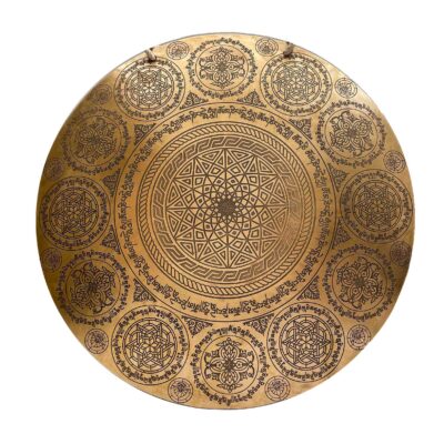 Tibetan Handmade Wind Gong with Mandala Design – Fine Etching, Optional Accessories