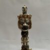 Tibetan Handmade Phurba Statue – Gold & Silver Plated Ritual Dagger, Crafted via Ceramic Molding - Image 5