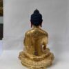 Buddhist Handmade Statue of Shakyamuni Buddha – Full Fire Gold Plated Copper Sculpture with Hand-Painted Face - Image 5