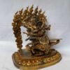 Buddhist Handmade Statue of Marutse – Full Fire Gold Plated with Antique Finish, Copper Sculpture - Image 2