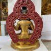 Buddhist Handmade Statue of Chenrezig (Avalokiteshvara) – Full Gold Plated with Hand-Painted Face - Image 5