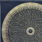 Buddhist Handmade Mandala Thangka – Hand-Painted on Cotton Canvas - Image 2