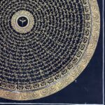 Buddhist Handmade Mandala Thangka – Hand-Painted on Cotton Canvas - Image 6