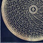 Buddhist Handmade Mandala Thangka Painting – Hand-Painted on Cotton Canvas - Image 5