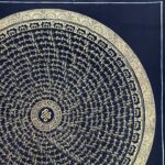 Buddhist Handmade Mandala Thangka Painting – Hand-Painted on Cotton Canvas - Image 3