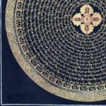 Buddhist Handmade Mandala Thangka Painting – Hand-Painted on Cotton Canvas - Image 5