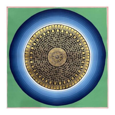 Buddhist Handmade Mandala Thangka Painting – Hand-Painted Sacred Art