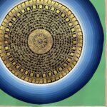 Buddhist Handmade Mandala Thangka Painting – Hand-Painted Sacred Art - Image 6