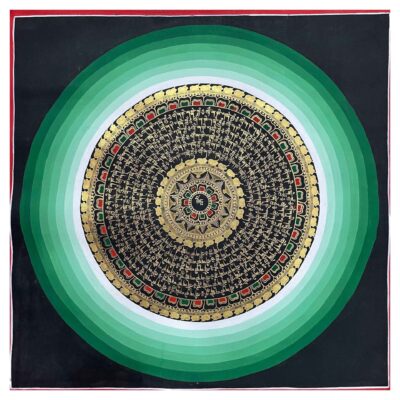 Buddhist Handmade Mandala Thangka Painting – Hand-Painted Sacred Art